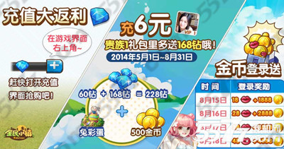 全民小镇8月15日~8月18日周末活动