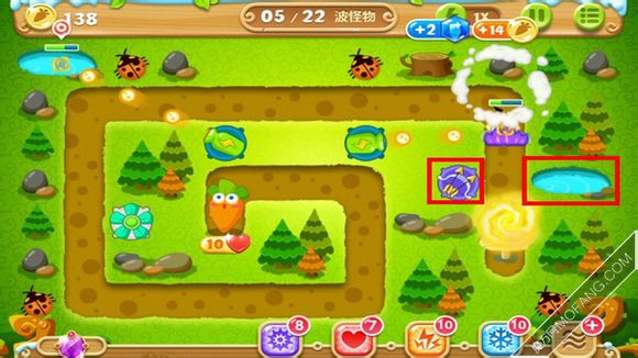 保卫萝卜2第24关怎么过图文攻略