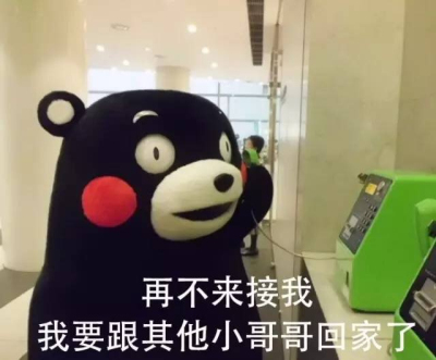 熊本熊打电话的照片